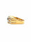 Bague 54 Bague vintage en or 18 carats diamants 8/8 et saphir 58 Facettes