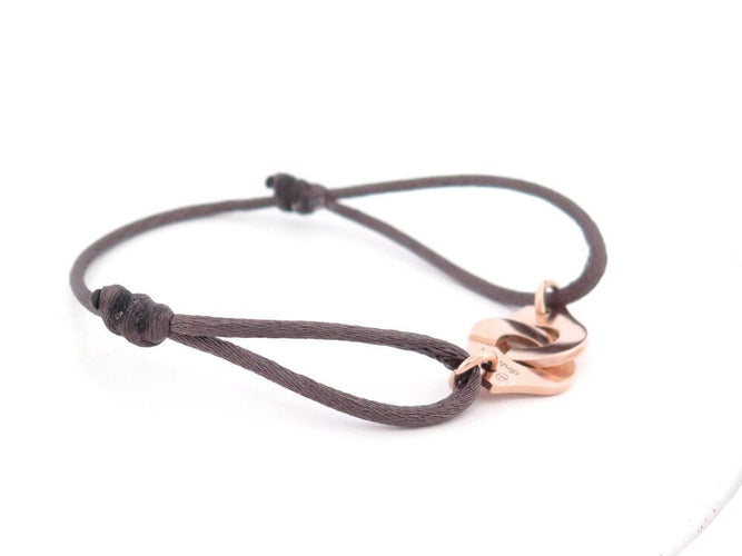 Bracelet bracelet DINH VAN cordon menottes r12 14-26 or rose 18k 58 Facettes 266272