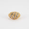 Bague 52 Bague en or jaune et blanc 58 Facettes P8L16