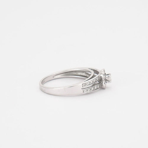 Bague 49 MAUBOUSSIN - Bague Chance of Love n°1 Or Blanc Diamant 58 Facettes