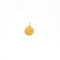 Pendentif AUGIS - Médaille d'Amour - Or jaune, diamants et rubis de synthèse 58 Facettes LEN12162