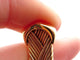 Bracelet vintage bracelet CARTIER double c tisse or jaune 18k jonc 33.3gr   boite 58 Facettes 267461