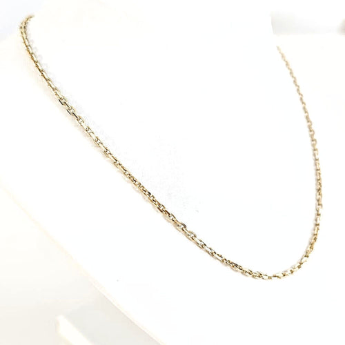 Collier Collier Matinée or jaune maille type forçat, diamants 58 Facettes GEL-NL-MOR-YG