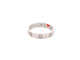 Bague 54 bague CARTIER love pm 1 diamant crb4050500 54 or blanc 18 carats 58 Facettes 267904