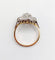 Bague 54 Bague marguerite or jaune, platine et diamants taille ancienne (circa 1920) 58 Facettes A05474
