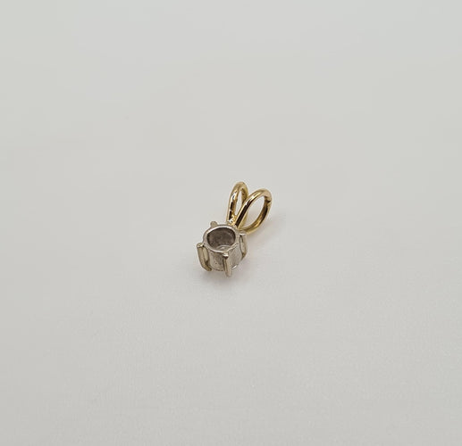 Pendentif Pendentif or jaune diamant 0.25ct 58 Facettes