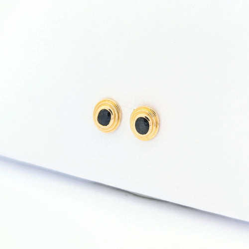 Boucles d'oreilles Boucles d'oreilles en or jaune et saphir 58 Facettes 30063