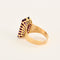 Bague Bague or jaune saphir teal 58 Facettes LP1047/14
