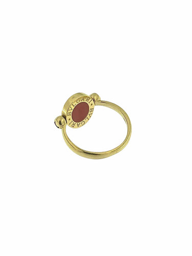 Bague 54.5 Bulgari Bague Flip en or jaune 18 carats 58 Facettes