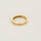 Bague 53,5 Bague jonc en or jaune et diamants princesse 58 Facettes SQU3662X2