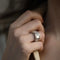 Bague 50 Bague Mauboussin Étoile Beauté en or gris 18K avec nacre et diamants – Taille 50 58 Facettes