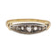 Bague 58 Bague jarretière Art Déco or jaune, diamants taille rose (circa 1920) 58 Facettes A06032
