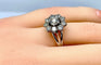 Bague 49.0 Bague marguerite en or blanc 18 carats en diamants 58 Facettes AB259