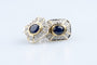 Boucles d'oreilles Boucles d’oreilles saphirs et diamants en or jaune 18k, 0,68 ct 58 Facettes BOSADOC583-107
