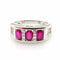 Bague 54 Bague rubis diamants 58 Facettes
