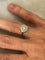 Bague 51 Bague Art Déco, diamants, platine 58 Facettes