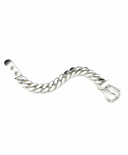 Bracelet HERMES. Collection "Boucle sellier", bracelet argent 800 GM 58 Facettes