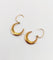 Boucles d'oreilles Petites créoles Art Déco or rose 58 Facettes A06266