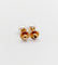 Boucles d'oreilles Puces d'oreilles or rose, perle de culture (circa 1900) 58 Facettes A05944