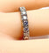 Alliance en or blanc 18 carats, 20 diamants 2,30 carats
