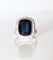 Bague 53 Bague Art Déco Saphir Diamants Platine 58 Facettes 565