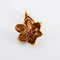 Broche Broche Fleur Email Rubis 58 Facettes