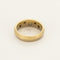 Bague 55 Bague jonc en or jaune, blanc et diamants 58 Facettes ROD4037