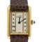 Montre Cartier Montre Tank Vermeil Must De Cartier Vermeil 58 Facettes MT43759