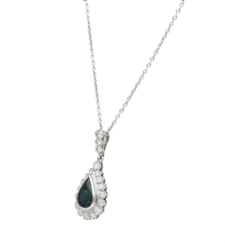 Pendentif Pendentif diamant & saphir 58 Facettes 4044