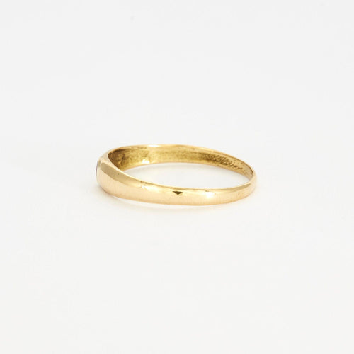 Bague 53 Bague Jonc Anglais Rubis Or Jaune 58 Facettes