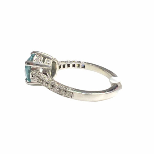 Bague 54.5 Bague en or avec zircon et diamants 58 Facettes A2587