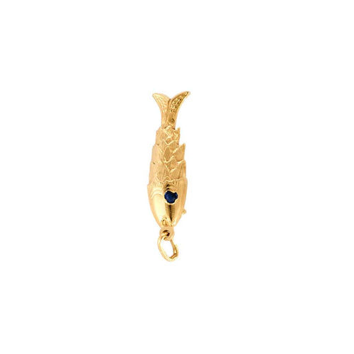 Pendentif Pendentif poisson articulé en or jaune 58 Facettes MEA43002