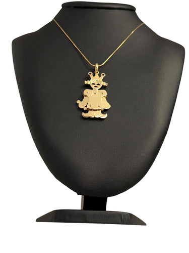 Pendentif POMELLATO - Pendentif Queen taille longue en or jaune 58 Facettes