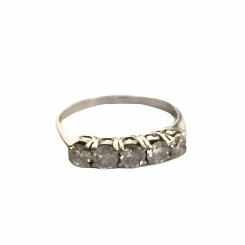 Bague Bague contemporaine du XXe siècle sertie de diamants 58 Facettes Q372B