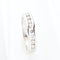 Bague 56 Alliance - Bague alliance en or blanc 18k et diamants 58 Facettes 130023