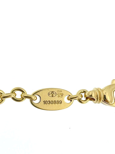 Collier Chaîne Chaumet en Or Jaune 18 carats 58 Facettes