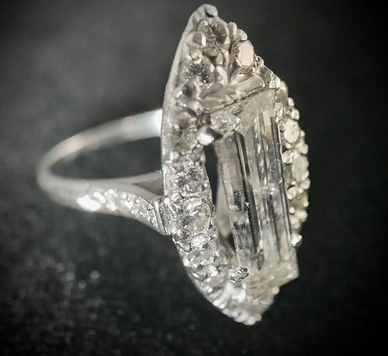 Bague 58 Bague marquise diamant 2 carats 58 Facettes