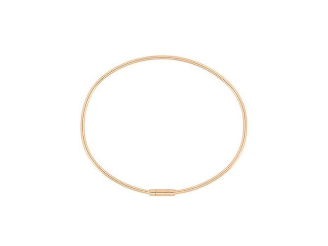 Bracelet bracelet VANRYCKE jonc le fil de la vie t1 en or rose 18k 58 Facettes 266851