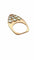 Bague 51.5 Bague en or jaune 18 carats et perles 58 Facettes