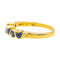 Bague 55 Bague Or jaune Saphir 58 Facettes 3428108CN