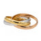 Bague 47 Cartier Bague Trinity Or jaune, Or blanc, Or rose 58 Facettes 2569523CN