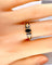 Bague 53 Bague saphir ovale et diamants en or jaune 18 carats et émail 58 Facettes AB676