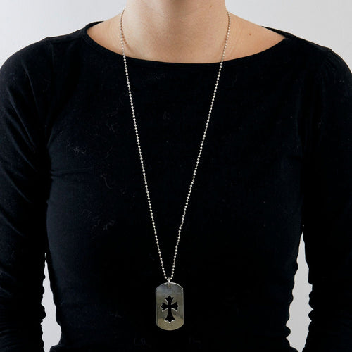 Collier Pendentif Chrome Hearts en argent 58 Facettes AB43