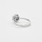 Bague 59 Bague marguerite diamants or blanc 58 Facettes LMB-155
