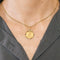Pendentif AUGIS - Médaille d'Amour - Or jaune 58 Facettes LEN1402