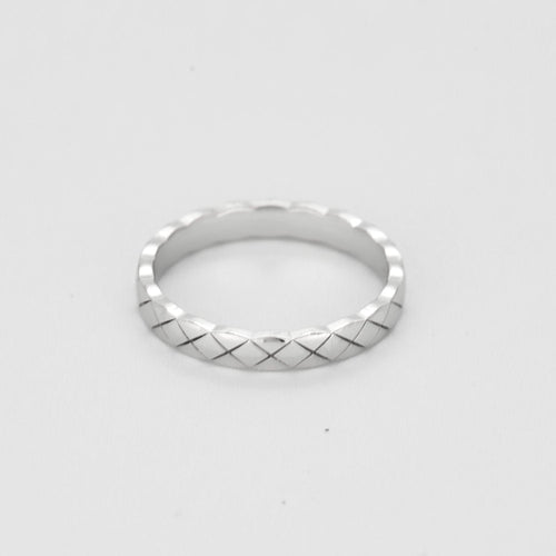 Bague 59 CHANEL - Bague Coco Crush - mini modèle  en Or blanc 18k 58 Facettes 58FC17-3