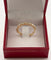 Bague 54 Demi-Alliance or jaune diamants 58 Facettes