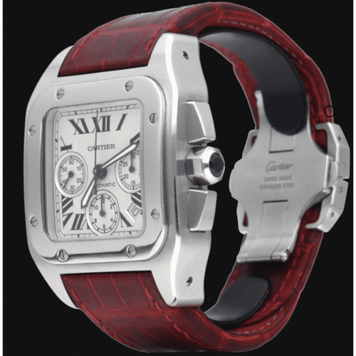 Montre Cartier Montre Santos 100 Xl Chronograph 58 Facettes MT41470