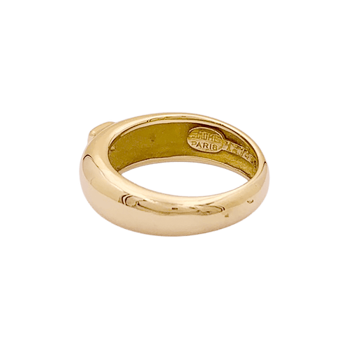 Bague Bague Chaumet, "Anneau", or jaune, diamant princesse. 58 Facettes 34586
