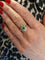 Bague 58 Bague marguerite émeraude et diamants 58 Facettes 091051